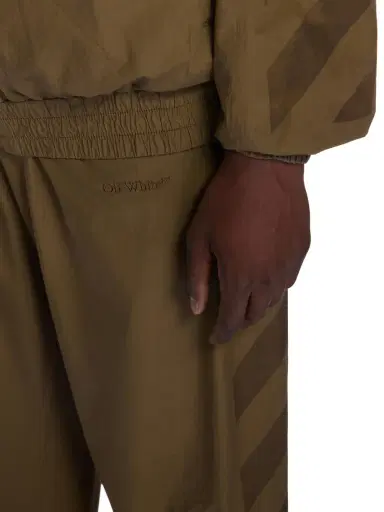 Off-White Diagonal Cotton Trackpants | Thumbnail 5 Off-White Diagonal Cotton Trackpants | Thumbnail 5