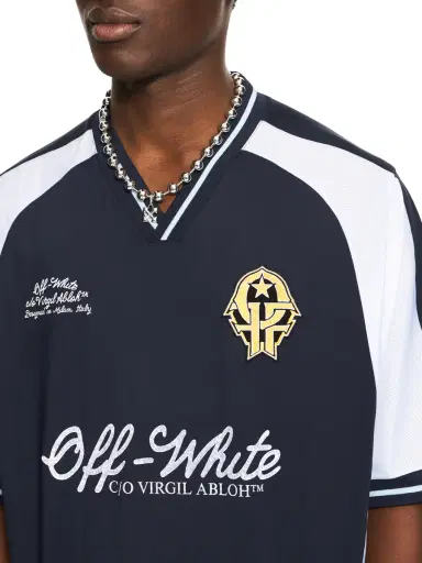 Off-White Royal Team Soccer T-shirt | Thumbnail 3 Off-White Royal Team Soccer T-shirt | Thumbnail 3