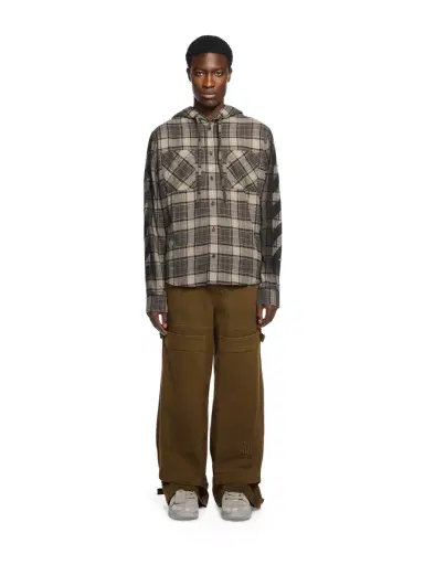 Off-White Spray Diagonal Hooded Shirt | Thumbnail 2 Off-White Spray Diagonal Hooded Shirt | Thumbnail 2