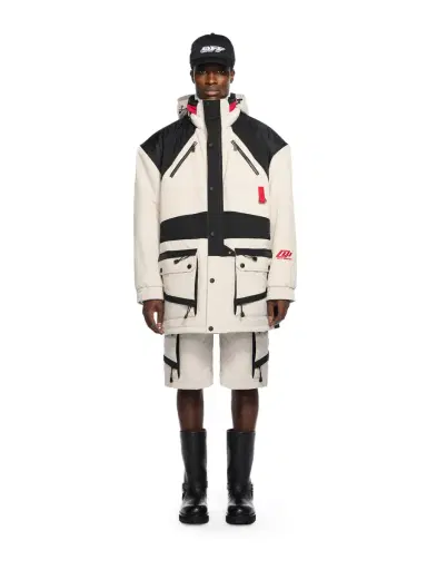 Off-White Sporty Color Block Parka | Thumbnail 2 Off-White Sporty Color Block Parka | Thumbnail 2