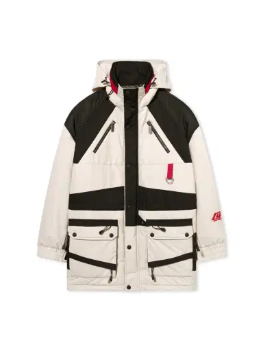 Off-White Sporty Color Block Parka | Thumbnail 1 Off-White Sporty Color Block Parka | Thumbnail 1