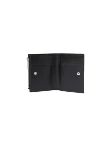 Off-White Black Jitney Quote Zipped Bifold | Thumbnail 3 Off-White Black Jitney Quote Zipped Bifold | Thumbnail 3