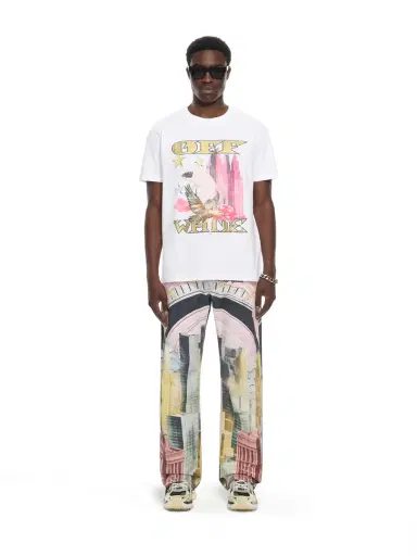 Off-White All-over Frame Slim T-shirt | Thumbnail 2 Off-White All-over Frame Slim T-shirt | Thumbnail 2