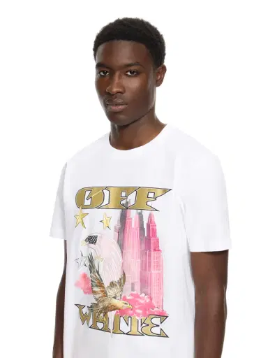 Off-White All-over Frame Slim T-shirt | Thumbnail 5 Off-White All-over Frame Slim T-shirt | Thumbnail 5