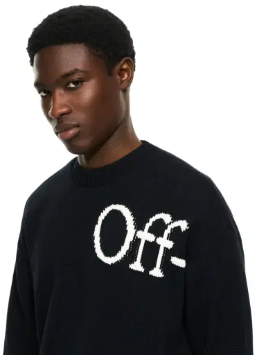 Off-White Bookish Shared Crewneck Sweater | Thumbnail 5 Off-White Bookish Shared Crewneck Sweater | Thumbnail 5