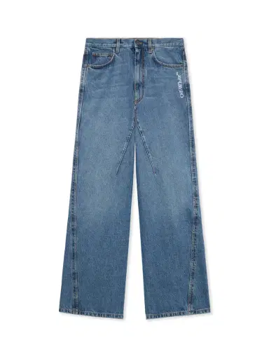 Off-White Half Arrow Twist Slouchy Jeans | Thumbnail 1 Off-White Half Arrow Twist Slouchy Jeans | Thumbnail 1