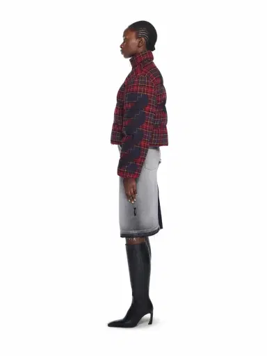 Off-White Arrow Spray Check Puffer Jacket | Thumbnail 3 Off-White Arrow Spray Check Puffer Jacket | Thumbnail 3