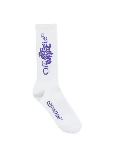 Off-White Diagonal Vulcanized Mid Socks | Thumbnail 1 Off-White Diagonal Vulcanized Mid Socks | Thumbnail 1