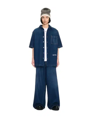 Off-White SCRIPT DEN BOWLING SHIRT | Thumbnail 2 Off-White SCRIPT DEN BOWLING SHIRT | Thumbnail 2