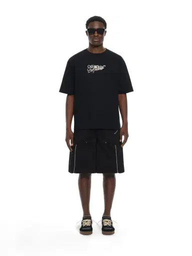 Off-White Owr Gd Gab Milit Relax Shorts | Thumbnail 2 Off-White Owr Gd Gab Milit Relax Shorts | Thumbnail 2