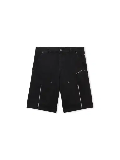 Off-White Owr Gd Gab Milit Relax Shorts | Thumbnail 1 Off-White Owr Gd Gab Milit Relax Shorts | Thumbnail 1