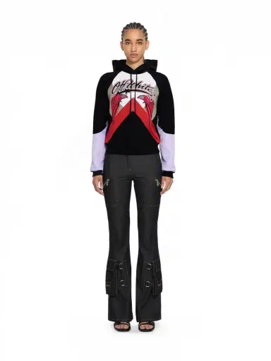 Off-White Double Eagle Color Block Hoodie | Thumbnail 2 Off-White Double Eagle Color Block Hoodie | Thumbnail 2