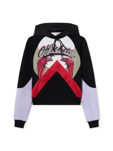 Off-White Double Eagle Color Block Hoodie | Thumbnail 1 Off-White Double Eagle Color Block Hoodie | Thumbnail 1