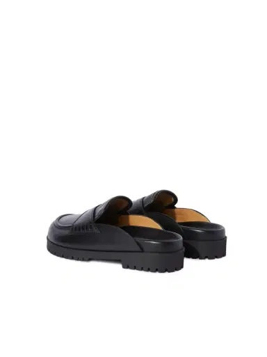 Off-White Black Leather O Slip-On Loafer | Thumbnail 5 Off-White Black Leather O Slip-On Loafer | Thumbnail 5
