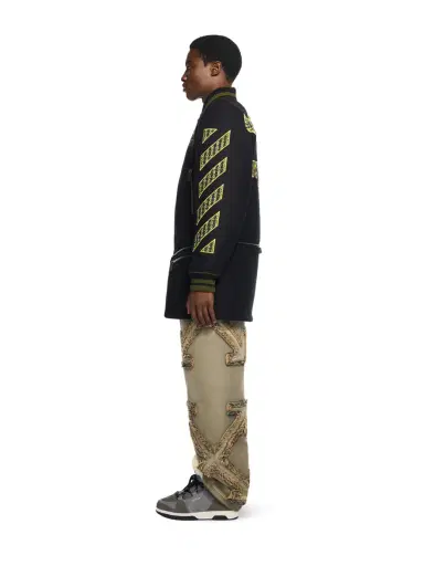 Off-White Eagle Wool Twill Varsity Coat | Thumbnail 3 Off-White Eagle Wool Twill Varsity Coat | Thumbnail 3