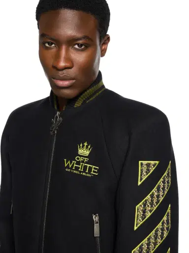 Off-White Eagle Wool Twill Varsity Coat | Thumbnail 5 Off-White Eagle Wool Twill Varsity Coat | Thumbnail 5