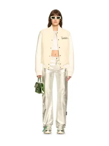 Off-White White Rose Valley Varsity Jacket | Thumbnail 2 Off-White White Rose Valley Varsity Jacket | Thumbnail 2