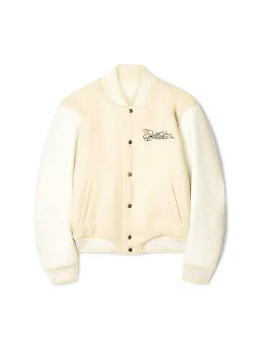 Off-White White Rose Valley Varsity Jacket | Thumbnail 1 Off-White White Rose Valley Varsity Jacket | Thumbnail 1