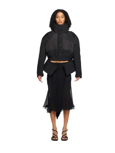 Off-White Race Peplum Bomber Jacket | Thumbnail 2 Off-White Race Peplum Bomber Jacket | Thumbnail 2
