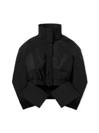 Off-White Race Peplum Bomber Jacket | Thumbnail 1 Off-White Race Peplum Bomber Jacket | Thumbnail 1
