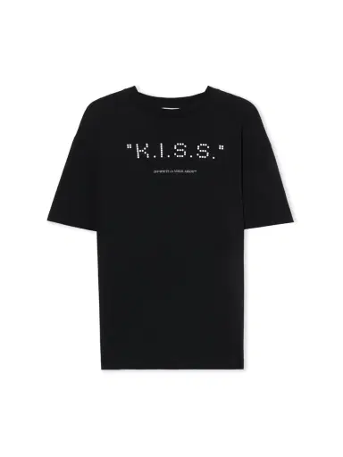 Off-White Kiss Quote T-shirt | Thumbnail 1 Off-White Kiss Quote T-shirt | Thumbnail 1
