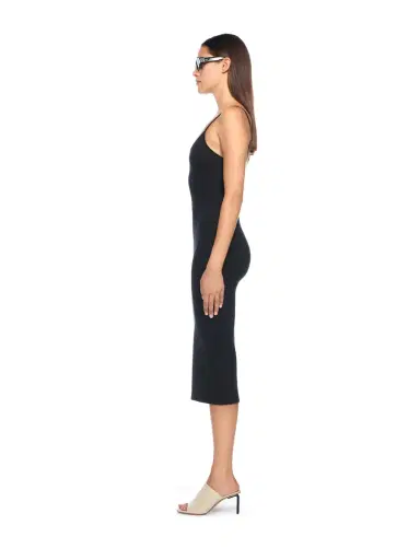 Off-White Sleek Strappy Midi Dress | Thumbnail 3 Off-White Sleek Strappy Midi Dress | Thumbnail 3