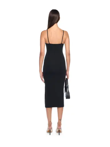 Off-White Sleek Strappy Midi Dress | Thumbnail 4 Off-White Sleek Strappy Midi Dress | Thumbnail 4