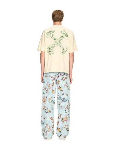 Off-White Cash Arrow Skate S/S Tee White Asparagus | Thumbnail 4 Off-White Cash Arrow Skate S/S Tee White Asparagus | Thumbnail 4