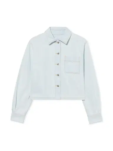 Off-White Diag Long Sleeve Denim Shirt | Thumbnail 1 Off-White Diag Long Sleeve Denim Shirt | Thumbnail 1