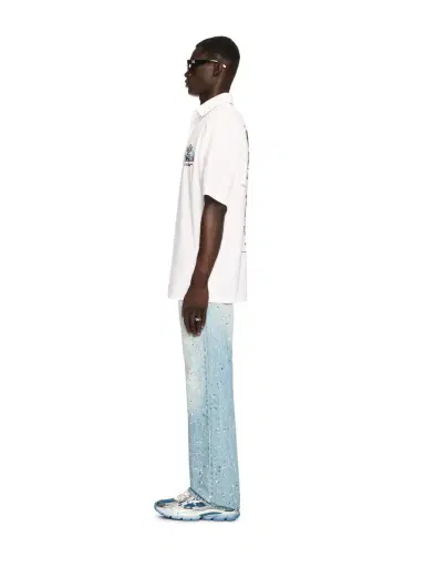 Off-White Paint Relaxed Jeans Navy Blue - Multicol | Thumbnail 3 Off-White Paint Relaxed Jeans Navy Blue - Multicol | Thumbnail 3