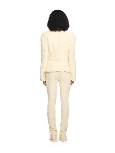 Off-White Tweed Slim Pants | Thumbnail 4 Off-White Tweed Slim Pants | Thumbnail 4
