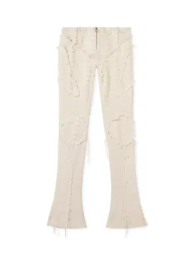 Off-White Tweed Slim Pants | Thumbnail 1 Off-White Tweed Slim Pants | Thumbnail 1