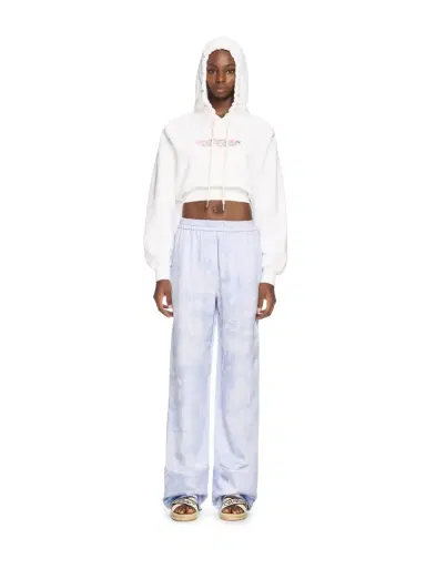 Off-White White Bookish Rose Cropped Hoodie | Thumbnail 2 Off-White White Bookish Rose Cropped Hoodie | Thumbnail 2