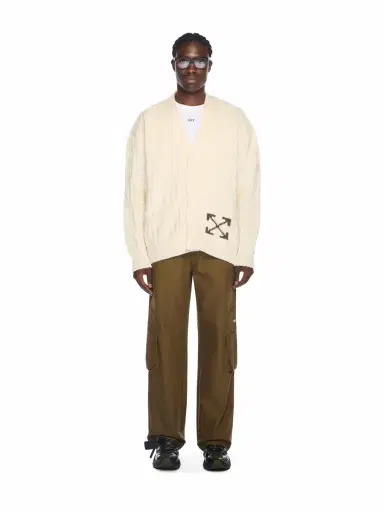 Off-White Arrow 3D Stitch Cardigan | Thumbnail 2 Off-White Arrow 3D Stitch Cardigan | Thumbnail 2