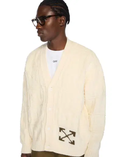 Off-White Arrow 3D Stitch Cardigan | Thumbnail 5 Off-White Arrow 3D Stitch Cardigan | Thumbnail 5