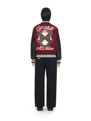 Off-White Off-White™ c/o AC Milan Varsity Jacket | Thumbnail 4 Off-White Off-White™ c/o AC Milan Varsity Jacket | Thumbnail 4