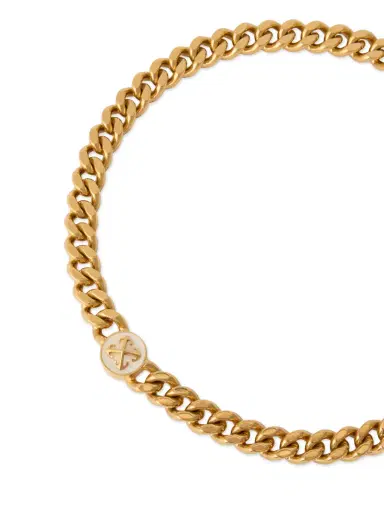 Off-White Round Arrow Necklace | Thumbnail 3 Off-White Round Arrow Necklace | Thumbnail 3
