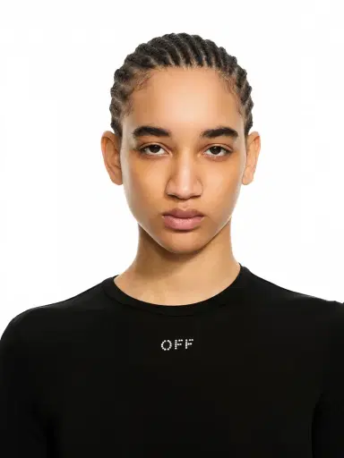 Off-White OW X Swarovski Second Skin Crewneck | Thumbnail 5 Off-White OW X Swarovski Second Skin Crewneck | Thumbnail 5