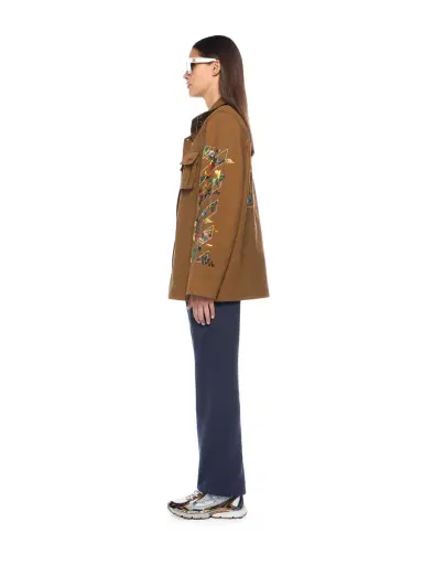 Off-White Arrow Flower Field Twill Jacket | Thumbnail 3 Off-White Arrow Flower Field Twill Jacket | Thumbnail 3