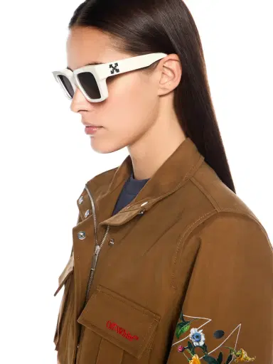 Off-White Arrow Flower Field Twill Jacket | Thumbnail 5 Off-White Arrow Flower Field Twill Jacket | Thumbnail 5