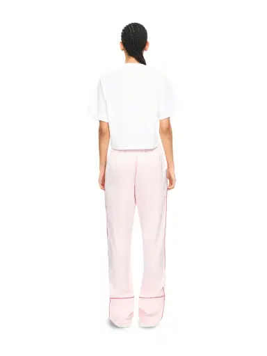 Off-White Jacquard Satin Pajama Pants | Thumbnail 4 Off-White Jacquard Satin Pajama Pants | Thumbnail 4