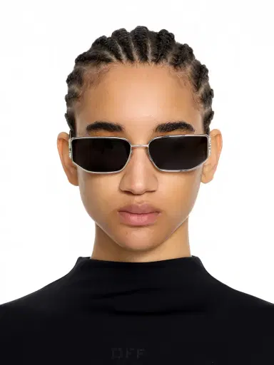 Off-White Allen Dark Grey Lens Sunglasses | Thumbnail 1 Off-White Allen Dark Grey Lens Sunglasses | Thumbnail 1
