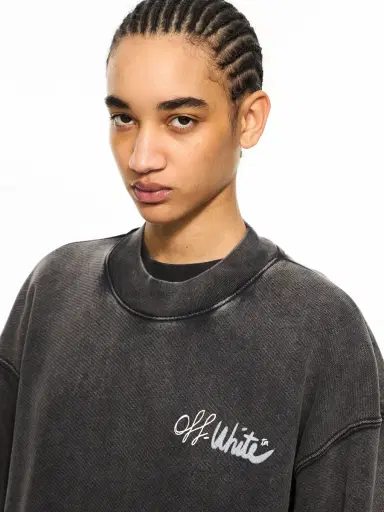 Off-White Off Marker Over Crew Sweatshirt | Thumbnail 5 Off-White Off Marker Over Crew Sweatshirt | Thumbnail 5