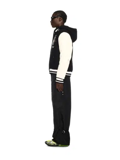 Off-White Fresco Leather/Wool Varsity Jacket | Thumbnail 3 Off-White Fresco Leather/Wool Varsity Jacket | Thumbnail 3