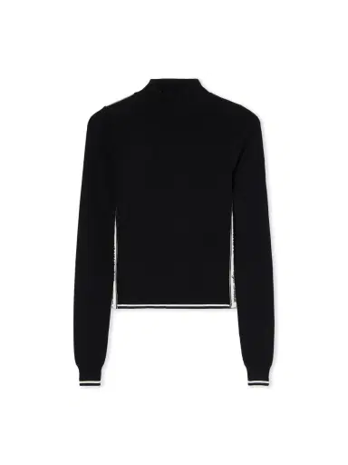 Off-White Logoband Knit Turtleneck Sweater | Thumbnail 1 Off-White Logoband Knit Turtleneck Sweater | Thumbnail 1
