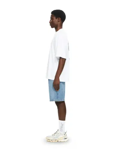 Off-White Half Arrow Denim Shorts | Thumbnail 3 Off-White Half Arrow Denim Shorts | Thumbnail 3