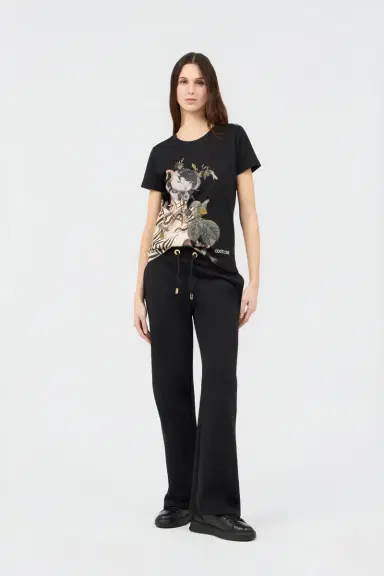 Roberto Cavalli Jewellery Foulard Print T-Shirt | Thumbnail 6 Roberto Cavalli Jewellery Foulard Print T-Shirt | Thumbnail 6