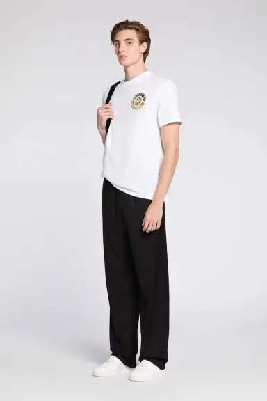 Roberto Cavalli Just Cavalli Logo-Print Cotton T-Shirt | Thumbnail 2 Roberto Cavalli Just Cavalli Logo-Print Cotton T-Shirt | Thumbnail 2