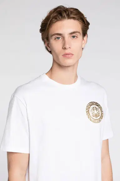 Roberto Cavalli Just Cavalli Logo-Print Cotton T-Shirt | Thumbnail 4 Roberto Cavalli Just Cavalli Logo-Print Cotton T-Shirt | Thumbnail 4