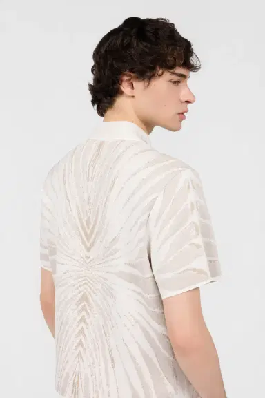 Roberto Cavalli Knitted Polo With Ray Motif | Thumbnail 5 Roberto Cavalli Knitted Polo With Ray Motif | Thumbnail 5